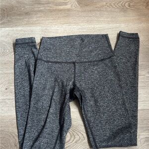 Lululemon Athletica Gray Leggings with Heathered Design